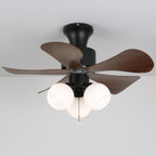 Plafonnier Ventilateur Lunara en Bois Vintage