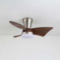 Ventilateur de Plafond Moderne en Bois Caspian avec Lumière