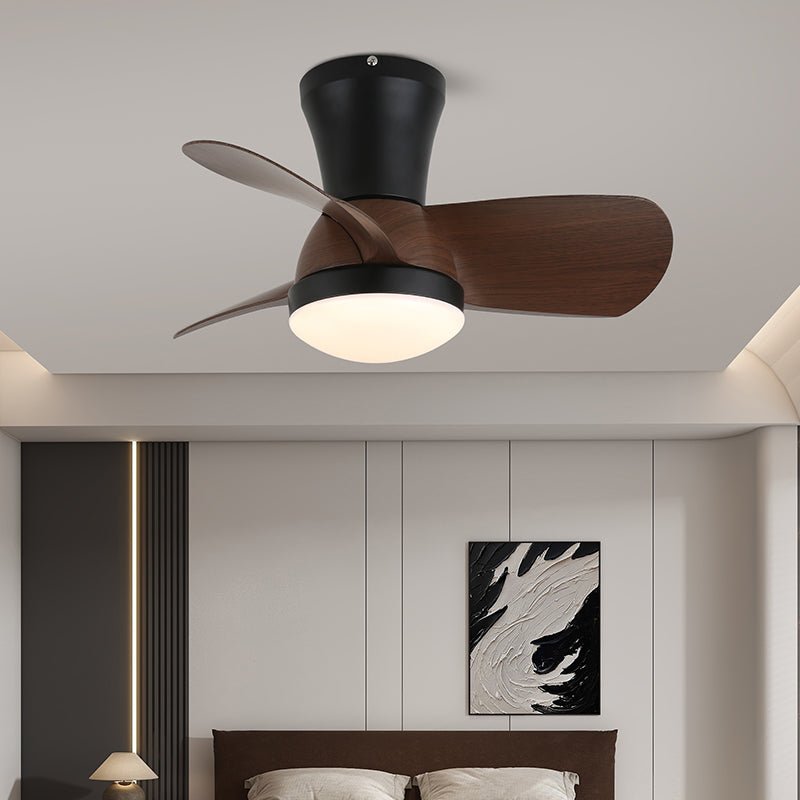 Luvora Plafonnier Ventilateur Minimaliste en Bois