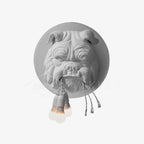 Lustra Applique Murale Sculpture Bulldog Fantaisiste