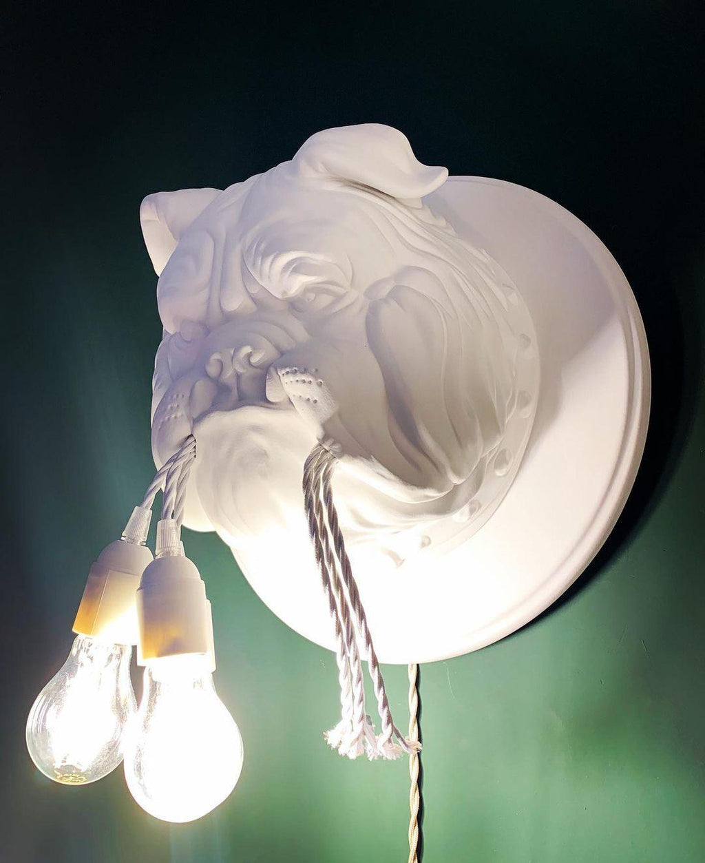 Lustra Applique Murale Sculpture Bulldog Fantaisiste